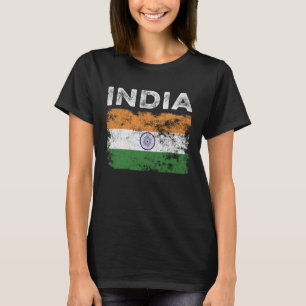Camiseta Bandera de la India Hombres con problemas Mujeres 