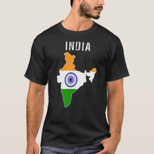 Camiseta Bandera de la India para las personas que aman la 