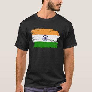 Camiseta Bandera de la India para un alemán orgulloso