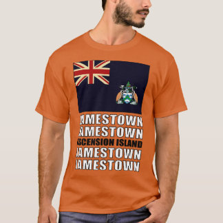 Camiseta Bandera de la isla de Ascensión