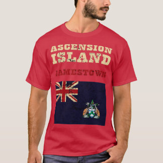Camiseta Bandera de la isla de Ascensión