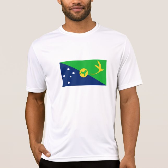 Camiseta Bandera de la isla de los navidades (Anverso)