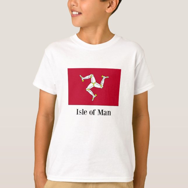 Camiseta Bandera de la Isla de Man (Anverso)