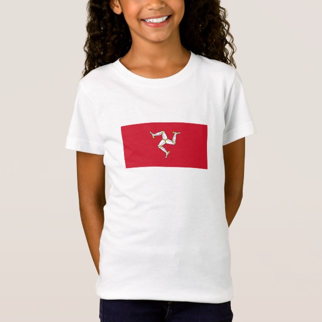 Camiseta Bandera de la Isla de Man (Anverso)