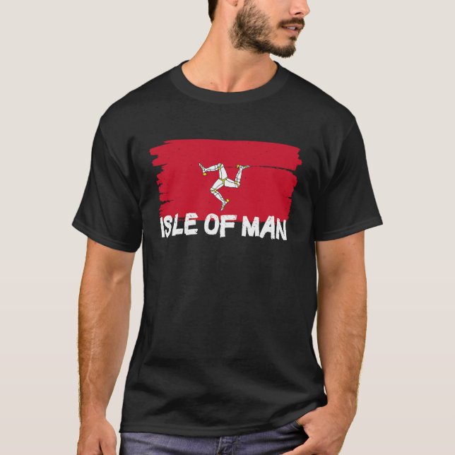 Camiseta Bandera de la Isla de Man de Guay (Anverso)