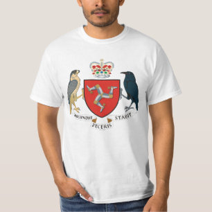 Camiseta Bandera de la Isla de Man - Manx Emblem - Brattagh