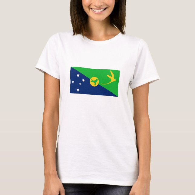 Camiseta Bandera de la Isla de Navidad (Anverso)