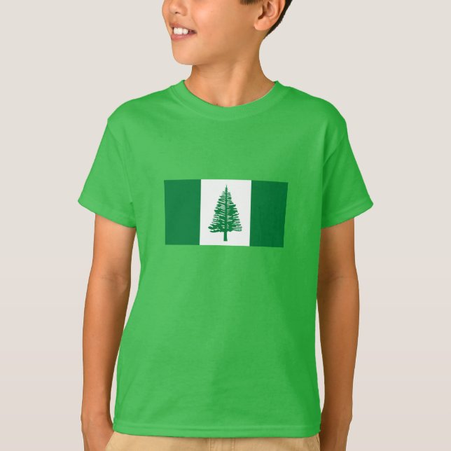 Camiseta Bandera de la isla de Norfolk (Anverso)