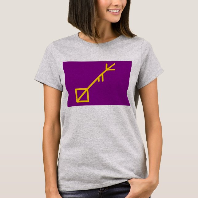 Camiseta Bandera de la Isla de Sessrumnir (Anverso)