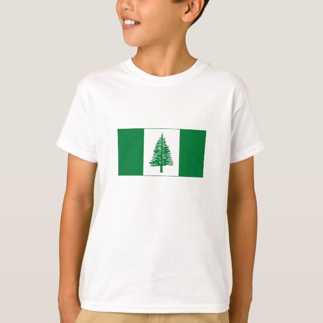 Camiseta Bandera de la Isla Norfolk (Anverso)