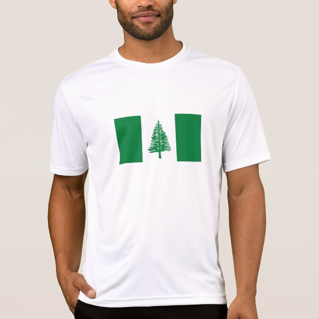 Camiseta Bandera de la Isla Norfolk (Anverso)