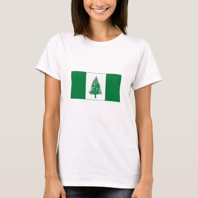 Camiseta Bandera de la Isla Norfolk (Anverso)
