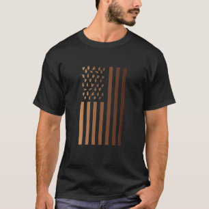 Camiseta Bandera De La Lengua De Rótulo Estadounidense En M