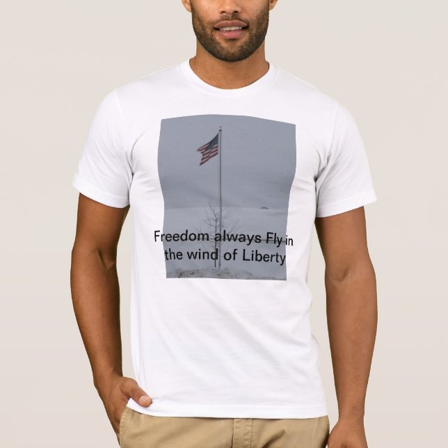 Camiseta Bandera de la libertad (Anverso)