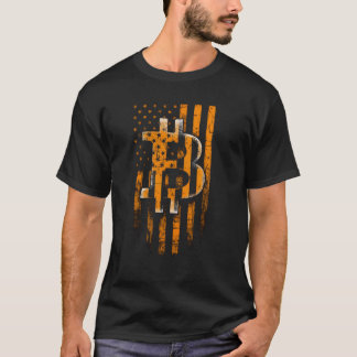 Camiseta Bandera de la libertad de Bitcoin Diseño de ropa c
