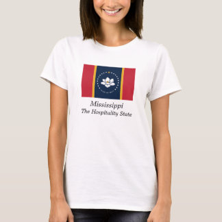 Camiseta Bandera de la Magnolia Estatal de la Hospitalidad 