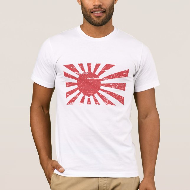 Camiseta Bandera de la marina de guerra de Japón del (Anverso)