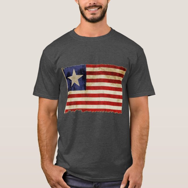 Camiseta "Bandera de la Marina de Texas 1835" (Anverso)