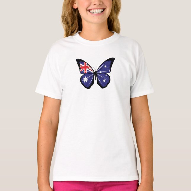 Camiseta Bandera de la mariposa de Australia (Anverso)
