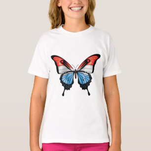 Camiseta Bandera de la mariposa de la cola de Swallowtail d