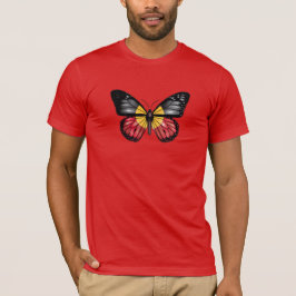 Camiseta Bandera de la mariposa de origen monárico