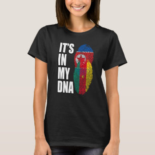 Camiseta Bandera De La Mezcla De ADN De Corea Del Norte Y C