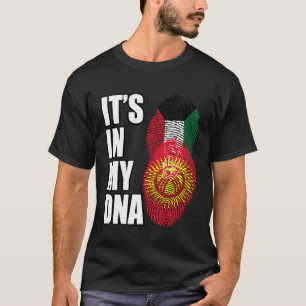 Camiseta Bandera De La Mezcla De ADN De Kuwait Y Kirguistán