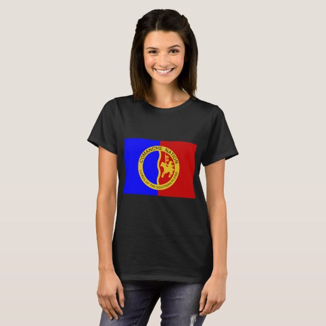 Camiseta Bandera de la Nación Comanche (Anverso completo)