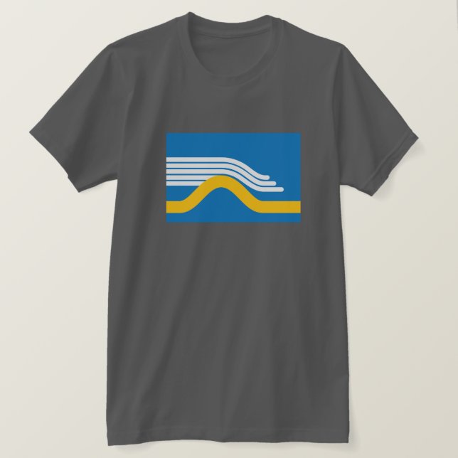 Camiseta Bandera de la niebla del balanceo de San Francisco (Anverso del diseño)