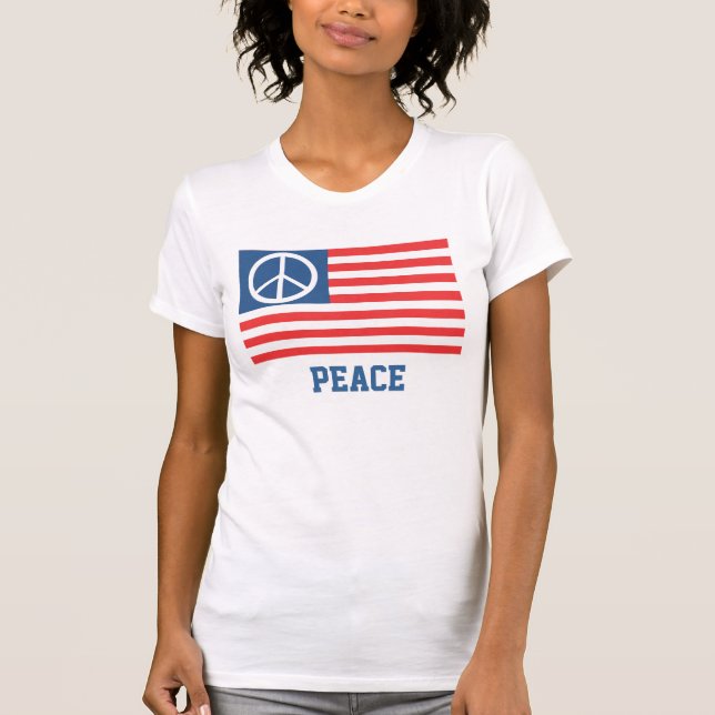 Camiseta Bandera de la paz (Anverso)