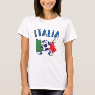 Camiseta Bandera de la pelota de fútbol de Dabbing