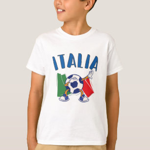 Camiseta Bandera de la pelota de fútbol de Dabbing de Ital