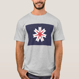 Camiseta Bandera de la prefectura de Hokkaido de Japón