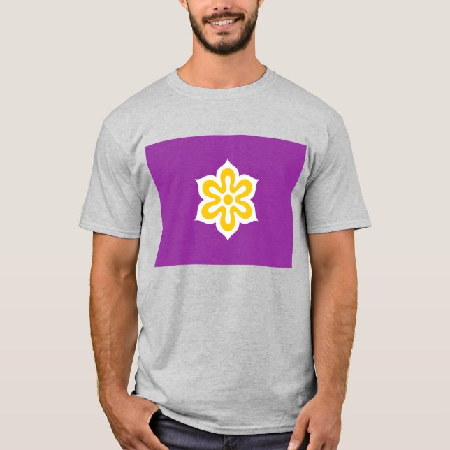 Camiseta Bandera de la Prefectura de Kyoto en Japón (Anverso)