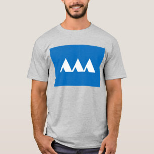 Camiseta Bandera de la prefectura de Yamagata en Japón