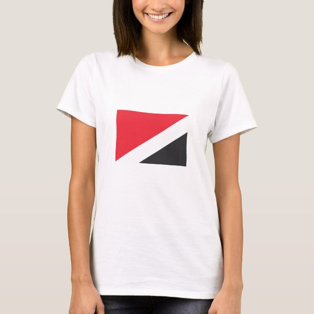 Camiseta Bandera de la Principado de Sealand (Anverso)