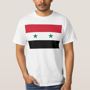 Camiseta Bandera de la República Árabe Siria - Bandera de