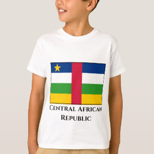 Camiseta Bandera de la República Centroafricana