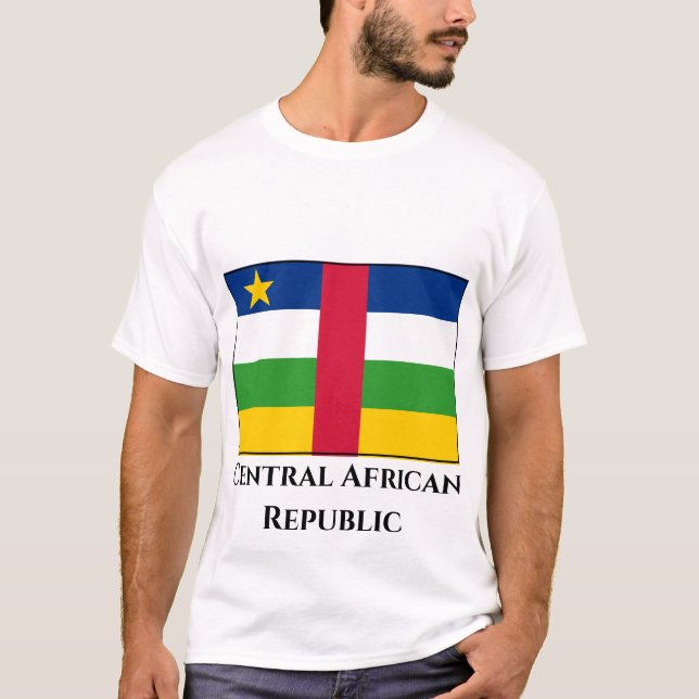 Camiseta Bandera de la República Centroafricana (Anverso)