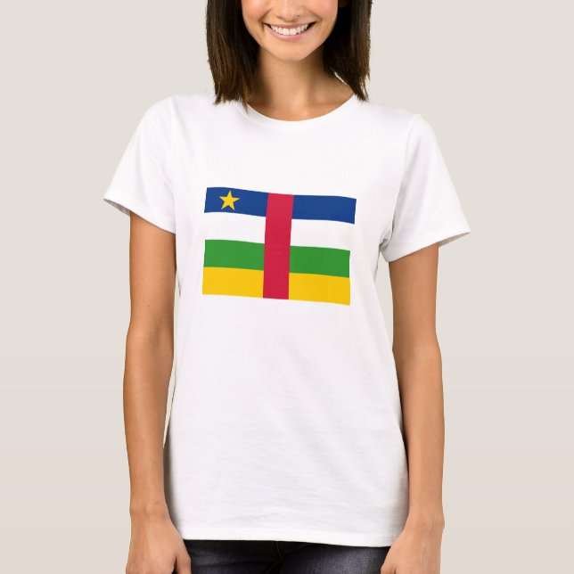 Camiseta Bandera de la República Centroafricana (Anverso)