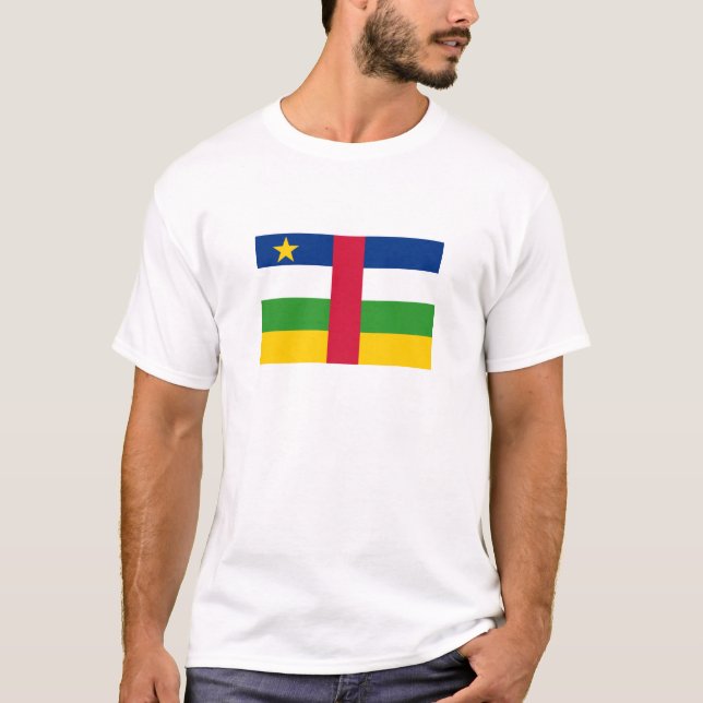 Camiseta Bandera de la República Centroafricana (Anverso)