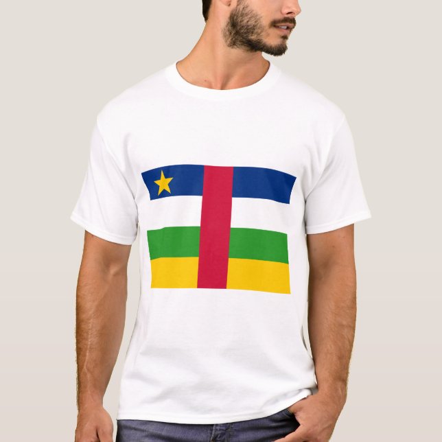 Camiseta Bandera de la República Centroafricana (Anverso)