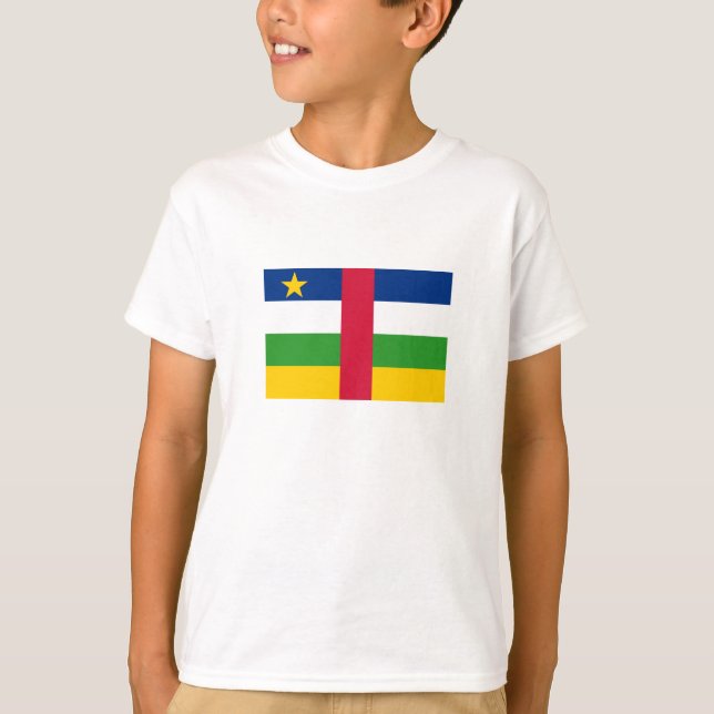 Camiseta Bandera de la República Centroafricana (Anverso)