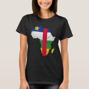 Camiseta Bandera de la República Centroafricana África Cent