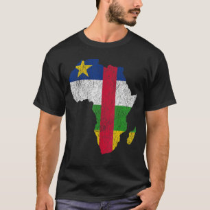 Camiseta Bandera de la República Centroafricana África Cent
