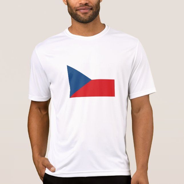 Camiseta Bandera de la República Checa (Anverso)