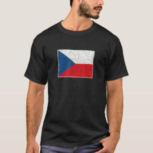 Camiseta Bandera de la República Checa con Co nacional chec