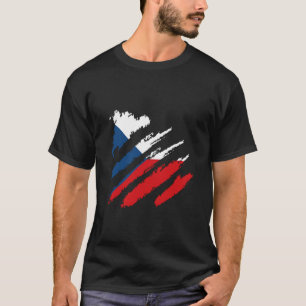 Camiseta Bandera de la República Checa Garra Orgullo Checo