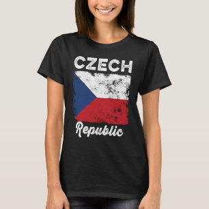 Camiseta Bandera de la República Checa Hombres Mujeres Niño