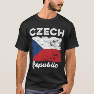 Camiseta Bandera de la República Checa Hombres Mujeres Niño